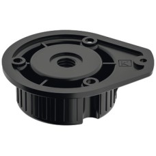 Plinth Foot Top Section for Häfele AXILO™ 48 Plinth System Plastic Round with lug screw fixing