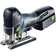 Cordless Pendulum Jigsaw Festool Carvex PSC 420 PSC 420 HPC 4.0 EBI-Plus GB Jigsaw with BP 18 Li 5.2 ASI battery pack TCL 6 rapid charger