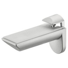 Shelf Support Wall Fixing for Glass and Wooden Shelves Kaiman Special fixing method for fine adjustment of bracket height to ensure shelves are level Stainless steel