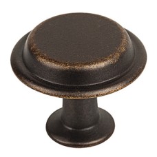 Knob Zinc Alloy Ø 40 mm Land Antique brass