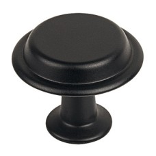Knob Zinc Alloy Ø 40 mm Land Matt black