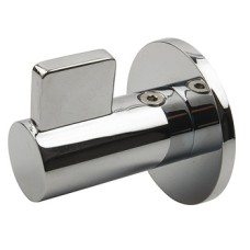 Hat and Coat Hook Zinc Alloy 52 x 54.5 mm Fin Polished chrome