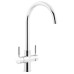 3-in-1 Filter Tap 2.1 litres C-spout Pronteau ProStream PT1101 - Polished chrome