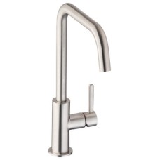 Mixer Tap Single Lever U-Spout Abode Althia AT1259 - Brushed Nickel