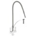 Mixer Tap Dual Lever with Pull Out Spray C-Spout Abode Genio Professional Polished chrome - AT2071