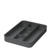 Individual Bin Lid Ninka One2Five and One2Seven Plastic Standard lid for bin container capacity 12 17 26 and 32 litres dark grey