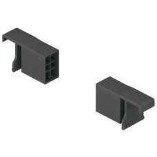 Rectangular Cross Rail for Pull Out Door Front Fixing and VIS Internal Pull Out Matrix Box P Plastic Anthracite
