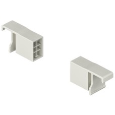 Rectangular Cross Rail for Pull Out Door Front Fixing and VIS Internal Pull Out Matrix Box P Plastic White