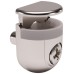 Shelf Support Plug in for Glass Shelves Peki Nickel plated