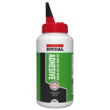 Wood Adhesive Water Resistant 750g Soudal D4 PU 30 minutes curing time