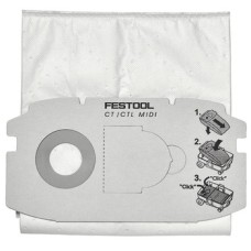 Filter Bags for Festool Cleantec CTL MIDI GB Mobile Dust Extractor 1 set = 5 pieces
