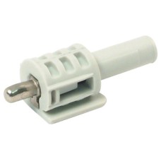Concealed Shelf Support Plug in with Spring for Ø 5 mm Hole for Wooden Shelves Light grey