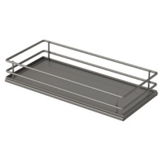 Storage Basket Set for Cabinet Width 300 mm Vauth-Sagel VS SUB Side Basket width: 220 mm height: 84 mm Premea lava grey solid base and wire