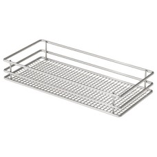 Storage Basket Set for Cabinet Width 150-300 mm Vauth-Sagel VS SUB Side Vauth-Sagel by Häfele Basket width 220 mm height 75 mm saphir mesh chrome wire
