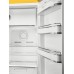 Fridge-Freezer Freestanding with Ice Compartment Total Capacity 281 Litres Smeg 50’s Style FAB28RYW5 - Yellow right hand hinge