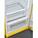 Fridge-Freezer Freestanding with Ice Compartment Total Capacity 281 Litres Smeg 50’s Style FAB28RYW5 - Yellow right hand hinge