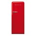 Fridge-Freezer Freestanding with Ice Compartment Total Capacity 281 Litres Smeg 50’s Style FAB28RRD5UK - Red right hand hinge