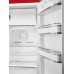 Fridge-Freezer Freestanding with Ice Compartment Total Capacity 281 Litres Smeg 50’s Style FAB28RRD5UK - Red right hand hinge