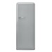 Fridge-Freezer Freestanding with Ice Compartment Total Capacity 281 Litres Smeg 50’s Style FAB28RSV5 - Silver right hand hinge