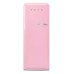 Fridge-Freezer Freestanding with Ice Compartment Total Capacity 281 Litres Smeg 50’s Style FAB28LPK5 - Pink left hand hinge