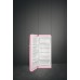 Fridge-Freezer Freestanding with Ice Compartment Total Capacity 281 Litres Smeg 50’s Style FAB28LPK5 - Pink left hand hinge