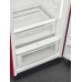 Fridge-Freezer Freestanding with Ice Compartment Total Capacity 281 Litres Smeg 50’s Style FAB28RDRB5 - Ruby red right hand hinge
