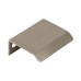 Profile Handle Aluminium Fixing Centres 32-416 mm Curve Stainless steel effect finish fixing centres 32 mm