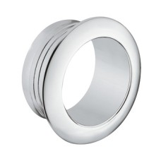 Mini Push-Lock Rosette for Push-Lock Knob nickel plated matt