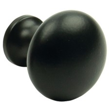 Knob Cast Iron Ø 35 mm Buxton Black