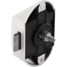 Push Button Lock with Push Button Locking Backset 25 mm Backset 25 mm White