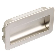 Inset Handle Zinc Alloy Length 110 mm Height 56 mm Blavet Rectangular Matt nickel plated