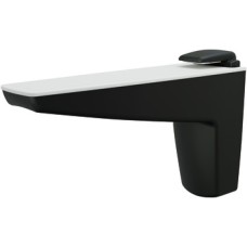 Moon shelf support for glass and wooden shelves Matt black
