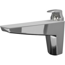 Moon shelf support for glass and wooden shelves Polished chrome