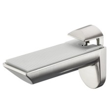 Shelf Support Wall Fixing for Glass and Wooden Shelves Kaiman Special fixing method for fine adjustment of bracket height to ensure shelves are level Aluminium