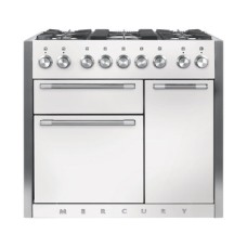 Range Cooker 1000 mm Mercury Dual fuel - White snowdrop