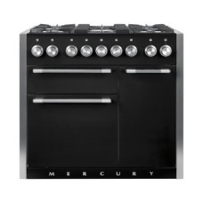 Range Cooker 1000 mm Mercury Dual fuel - Black ash (satin)