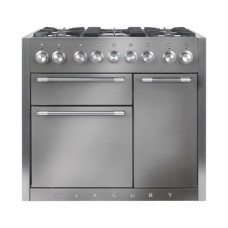 Range Cooker 1000 mm Mercury Dual fuel - Stainless steel