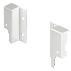 Back Bracket for Häfele Matrix Box S 84 mm Drawer Sides White