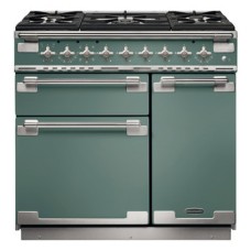Range Cooker Dual Fuel 900 mm Rangemaster Elise 90 Gloss black finish