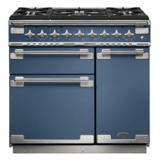 Range Cooker Dual Fuel 900 mm Rangemaster Elise 90 Gloss black finish