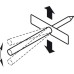 Concealed Shelf Support Press-Fit with Mounting Plate for Installation into Masonry Walls For concealed mounting of shelves size: 14 mm for min. shelf thickness: 24 mm