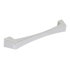 D Pull Handle Zinc Alloy Fixing Centres 128-320 mm Caleido Stainless steel effect fixing centres 192 mm