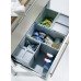 Waste Bin Set for Installation in Standard Drawer Boxes Ninka One2Four New number for 502.90.233 For drawer width 600 mm base plate 484 mm 2x 13.5 1x 21 Litres