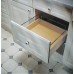 Gallery Rail Set to Make Standard Drawer into a High Sided Drawer Steel Chrome plated For cabinet width 500 mm width 358 mm