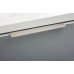 Profile Handle Aluminium Fixing Centres 32-416 mm Curve Stainless steel effect finish fixing centres 64 mm