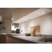 LED Downlight 24 V Flat Rated IP20 Loox Compatible Polar Black finish warm white 3100 K