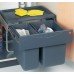 Pull Out Waste Bin 1 x 12 and 1 x 18 litres Tandem Hailo Installation behind hinged doors For cabinet width min. 500 mm