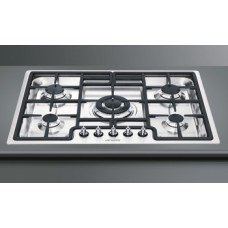 Hob Gas 720 mm Ultra Low Profile Smeg Classic PGF75-4 Stainless steel