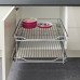 Pull Out Storage Unit Two Tier Chrome Linear Wire Basket For cabinet with hinged door 1 two tier basket included For cabinet width 300 mm basket width 200 mm