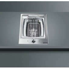 Fryer Ultra Low Profile Domino 310 mm Smeg Classic PGF30F - Grey